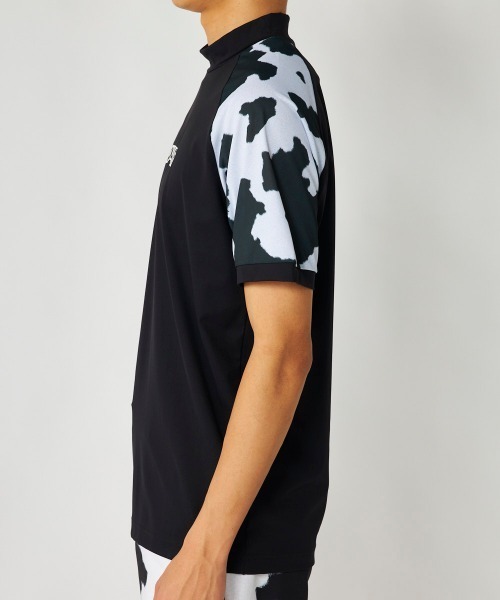 Loudmouth(ラウドマウス)の「【Loudmouth:ラウドマウス】切替ストレッチモックネックシャツ ゴルフ(シャツ/ブラウス・メンズ・ネイビー/ライトイエロー/ブラック/ホワイト・LL/XX-LARGE/LARGE/MEDIUM)」の13枚目の写真