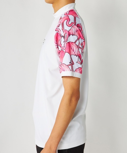 Loudmouth(ラウドマウス)の「【Loudmouth:ラウドマウス】切替ストレッチモックネックシャツ ゴルフ(シャツ/ブラウス・メンズ・ネイビー/ライトイエロー/ブラック/ホワイト・LL/XX-LARGE/LARGE/MEDIUM)」の7枚目の写真