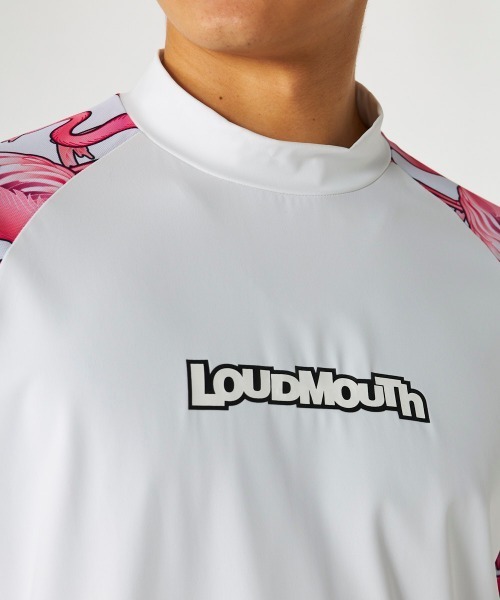 Loudmouth(ラウドマウス)の「【Loudmouth:ラウドマウス】切替ストレッチモックネックシャツ ゴルフ(シャツ/ブラウス・メンズ・ネイビー/ライトイエロー/ブラック/ホワイト・LL/XX-LARGE/LARGE/MEDIUM)」の9枚目の写真