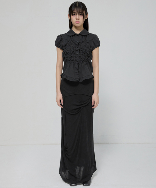 FLAREUP(フレアアップ)の「Cloud Puff Blouse (FL-115_Black)(シャツ/ブラウス・レディース・ブラック・OS)」の16枚目の写真