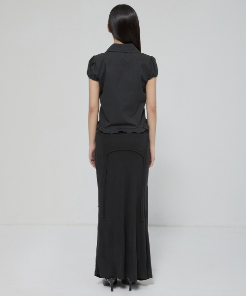 FLAREUP(フレアアップ)の「Cloud Puff Blouse (FL-115_Black)(シャツ/ブラウス・レディース・ブラック・OS)」の2枚目の写真