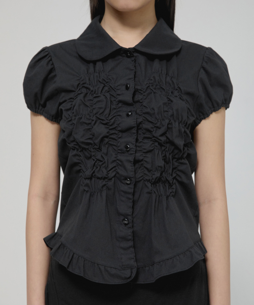 FLAREUP(フレアアップ)の「Cloud Puff Blouse (FL-115_Black)(シャツ/ブラウス・レディース・ブラック・OS)」の3枚目の写真