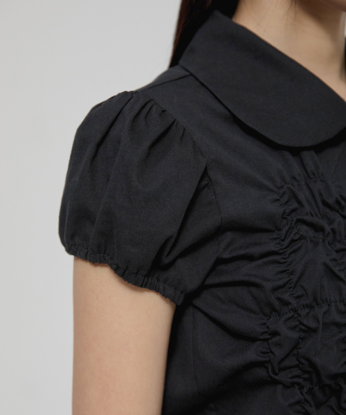 FLAREUP(フレアアップ)の「Cloud Puff Blouse (FL-115_Black)(シャツ/ブラウス・レディース・ブラック・OS)」の4枚目の写真