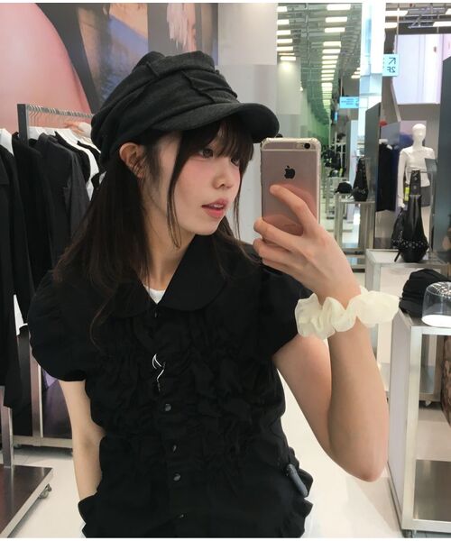 FLAREUP(フレアアップ)の「Cloud Puff Blouse (FL-115_Black)(シャツ/ブラウス・レディース・ブラック・OS)」の9枚目の写真