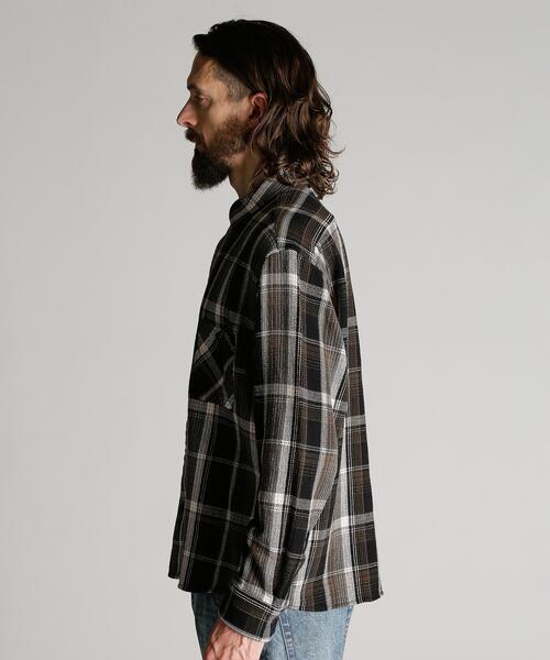 Schott(ショット)の「Schott/ショット/PLAID COTTON FLANNEL LS SHIRT/プレイド コットンフランネルシャツ(シャツ/ブラウス・メンズ・ブラック/ブラウン・2XL/XL/L/M)」の6枚目の写真