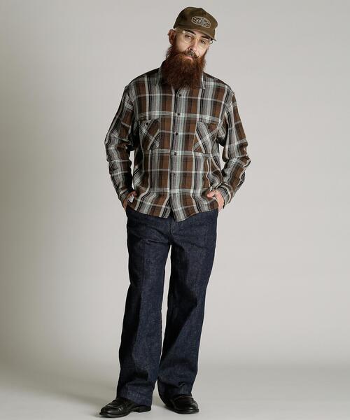 Schott(ショット)の「Schott/ショット/PLAID COTTON FLANNEL LS SHIRT/プレイド コットンフランネルシャツ(シャツ/ブラウス・メンズ・ブラック/ブラウン・2XL/XL/L/M)」の15枚目の写真