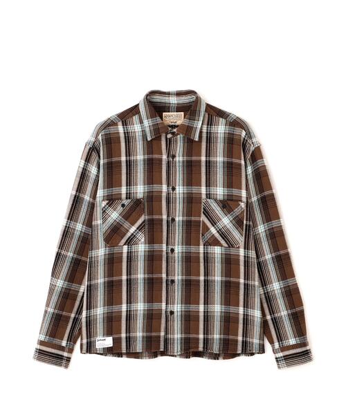 Schott(ショット)の「Schott/ショット/PLAID COTTON FLANNEL LS SHIRT/プレイド コットンフランネルシャツ(シャツ/ブラウス・メンズ・ブラック/ブラウン・2XL/XL/L/M)」の16枚目の写真