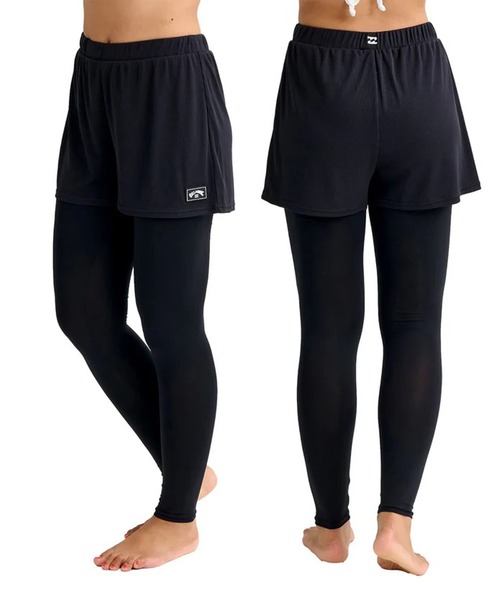BILLABONG（ビラボン）の「BILLABONG/ビラボン ラッシュガード レギンス UV CULOTTE LEGGINGS BG013402 UT（その他パンツ・レディース・ブラック×ブラック・M/L）」の4枚目の写真