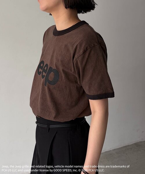CAPRICIEUX LE'MAGE(カプリシューレマージュ)の「〈GOOD ROCK SPEED〉JEEPリンガーTシャツ(Tシャツ/カットソー・レディース・ブラウン・FREE)」の8枚目の写真