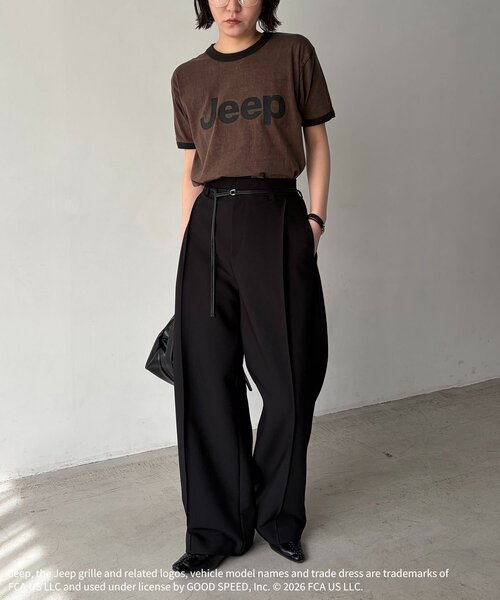 CAPRICIEUX LE'MAGE(カプリシューレマージュ)の「〈GOOD ROCK SPEED〉JEEPリンガーTシャツ(Tシャツ/カットソー・レディース・ブラウン・FREE)」の9枚目の写真