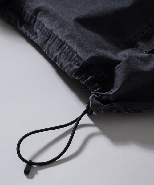 Perushu（ペルーシュ）の「VINTAGELIKE BICOLOR HOODED ANORAK SHIRT／ヴィンテージライクバイカラーフードアノラックシャツ（シャツ/ブラウス・メンズ・ブラウン/チャコールグレー・MEDIUM/LARGE）」の19枚目の写真
