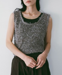 anuke(�A���k�[�N)��Mixyarn Knit Vest(�x�X�g)