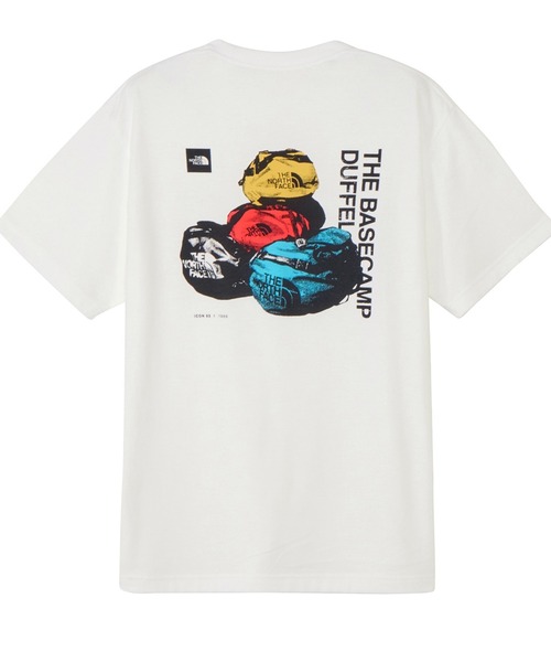 THE NORTH FACE(ザノースフェイス)の「ザ ノース フェイス THE NORTH FACE ショートスリーブベースキャンプダッフルグラフィックティー(Tシャツ/カットソー・メンズ・ホワイト/ブラック/グレー・XL/S/M/L/2XL)」の6枚目の写真