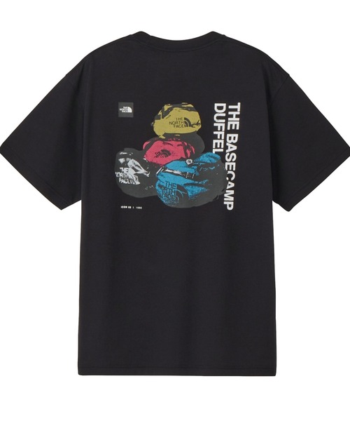 THE NORTH FACE(ザノースフェイス)の「ザ ノース フェイス THE NORTH FACE ショートスリーブベースキャンプダッフルグラフィックティー(Tシャツ/カットソー・メンズ・ホワイト/ブラック/グレー・XL/S/M/L/2XL)」の5枚目の写真