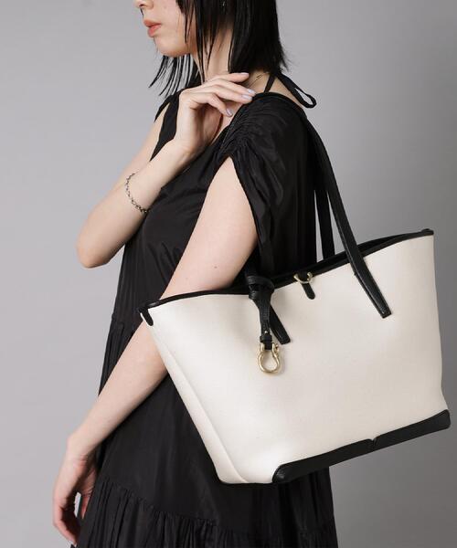 TOFF&LOADSTONE(トフアンドロードストーン)の「Serene canvas (セリーン キャンバス)(トートバッグ・レディース・ブラック・00)」の5枚目の写真
