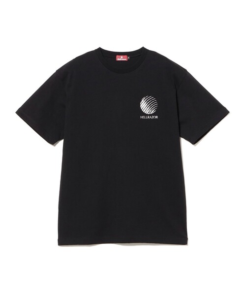 Hellrazor（ヘルレイザー）の「HELLRAZOR / CRACKED CORE LOGO SHIRT（Tシャツ/カットソー・メンズ・ブラック・XL/L/M）」の2枚目の写真