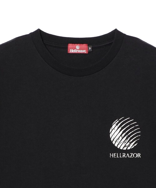 Hellrazor（ヘルレイザー）の「HELLRAZOR / CRACKED CORE LOGO SHIRT（Tシャツ/カットソー・メンズ・ブラック・XL/L/M）」の3枚目の写真