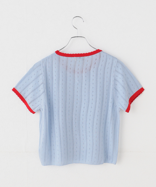 JOURNAL STANDARD(ジャーナルスタンダード)の「【sienne /シエンヌ】 SALLY RINGER KNIT(ニット/セーター・レディース・サックスブルー/チャコールグレー・SMALL)」の11枚目の写真