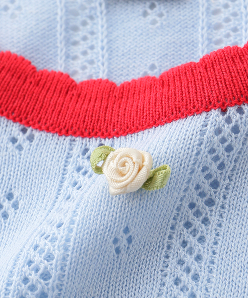 JOURNAL STANDARD(ジャーナルスタンダード)の「【sienne /シエンヌ】 SALLY RINGER KNIT(ニット/セーター・レディース・サックスブルー/チャコールグレー・SMALL)」の6枚目の写真