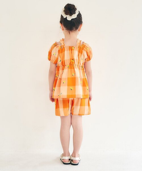 apres les cours(アプレレクール)の「【リンク】アソート刺繍ショートパンツ(その他パンツ・キッズ・その他3/インディゴブルー/チェック・130/120/110/100/90/80/140)」の22枚目の写真