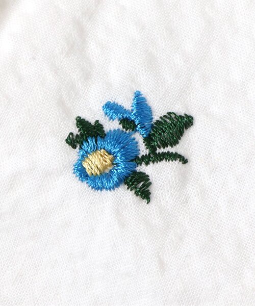 apres les cours(アプレレクール)の「【リンク】アソート刺繍ショートパンツ(その他パンツ・キッズ・その他3/インディゴブルー/チェック・130/120/110/100/90/80/140)」の10枚目の写真