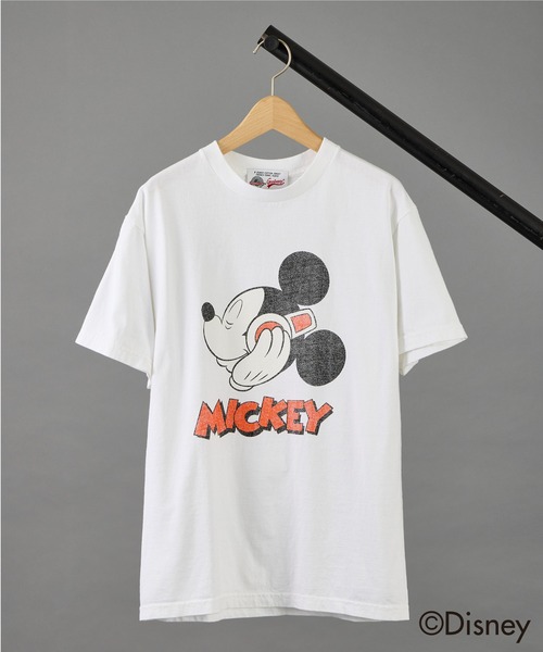 Goodwear(Since1983)(グッドウェア)の「【 GOODWEAR / グッドウェア 】MICKEYフェイスTシャツ(Tシャツ/カットソー・レディース・レッド系2/レッド系1・XL/L/M/S)」の7枚目の写真