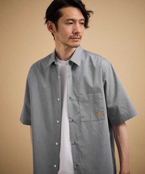 TAKEO KIKUCHI(タケオキクチ)の「ワンポイント刺繍 半袖シャツ(シャツ/ブラウス・メンズ・ブルー/ダークグレー/ブルー系その他4・05/04/03/02/01)」の9枚目の写真