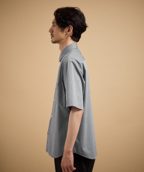 TAKEO KIKUCHI(タケオキクチ)の「ワンポイント刺繍 半袖シャツ(シャツ/ブラウス・メンズ・ブルー/ダークグレー/ブルー系その他4・05/04/03/02/01)」の22枚目の写真