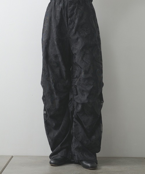 TAAKK(ターク)の「【TAAKK】Parachute Pants(その他パンツ・メンズ・グリーン/ホワイト/ブラック・2/3)」の3枚目の写真