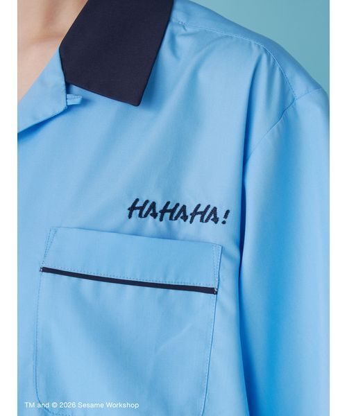 SESAME STREET(セサミストリート)の「【UNISEX】ボーリングシャツ(シャツ/ブラウス・レディース・サックスブルー/マスタード/ネイビー・L/M)」の20枚目の写真