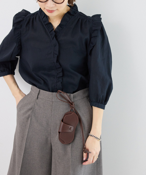 IENA（イエナ）の「【一部店舗限定】JANE SMITH/ジェーンスミス GLASSES NL ネックレス 26SAC-403S（その他小物・レディース・ピンク/ブラウン・FREE）」の4枚目の写真