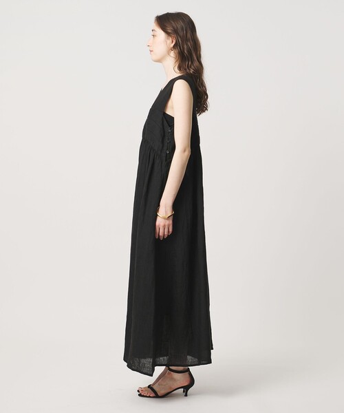 UNITED ARROWS（ユナイテッドアローズ）の「エンブロイダリー ノースリーブ ワンピース（ワンピース・レディース・ダークブラウン/ブラック/オフホワイト・38/36）」の13枚目の写真