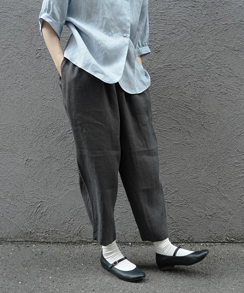 オローネ(オローネ)の「バルーンパンツ“リネン”(その他パンツ・レディース・シルバーグレー/ブラウン/チャコールグレー・FREE)」の5枚目の写真