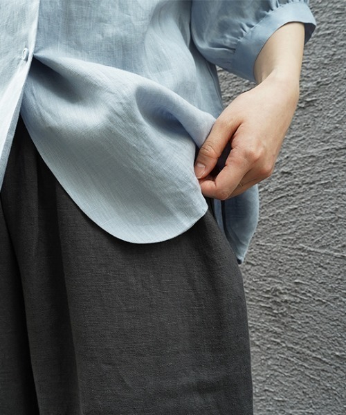 オローネ(オローネ)の「バルーンパンツ“リネン”(その他パンツ・レディース・シルバーグレー/ブラウン/チャコールグレー・FREE)」の9枚目の写真