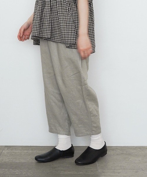 オローネ(オローネ)の「バルーンパンツ“リネン”(その他パンツ・レディース・シルバーグレー/ブラウン/チャコールグレー・FREE)」の15枚目の写真