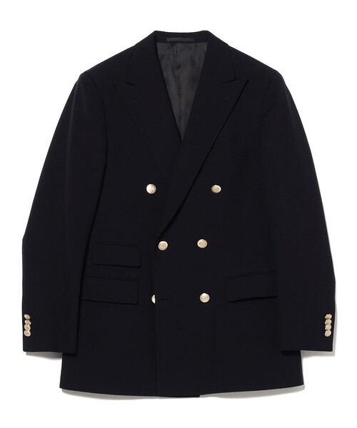 BEAMS HEART(ビームスハート)の「SARTORIA LINE ウール ダブルブレザー(テーラードジャケット・メンズ・ネイビー・X-LARGE/LARGE/MEDIUM/SMALL)」の2枚目の写真