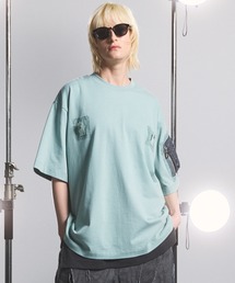 《UNISEX》MA-1 Details Prime-Over Short-sleeved T-shirt/MA-1ディティールプライムオーバーショートスリーブTシャツ【MAISON SPECIAL/メゾンスペシャル】