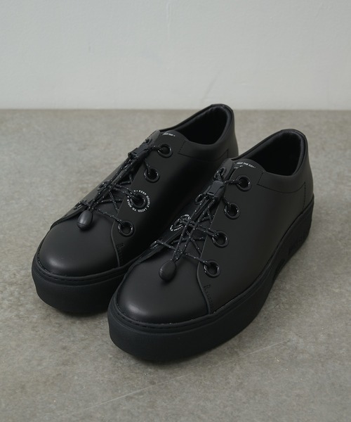 foot the coacher(フットザコーチャー)の「【foot the coacher】DOUBLE LACED(スニーカー・メンズ・ブラック・9/8)」の1枚目の写真