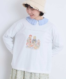 l'atelier du savon | 秋のみじたくおばあちゃん’s プリントロンT(Tシャツ/カットソー)