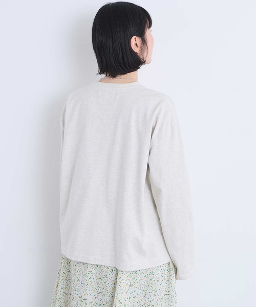 l'atelier du savon(アトリエドサボン)の「秋のみじたくおばあちゃん’s プリントロンT(Tシャツ/カットソー・レディース・オートミール/ホワイト・FREE)」の13枚目の写真