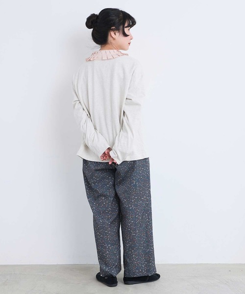 l'atelier du savon(アトリエドサボン)の「秋のみじたくおばあちゃん’s プリントロンT(Tシャツ/カットソー・レディース・オートミール/ホワイト・FREE)」の22枚目の写真