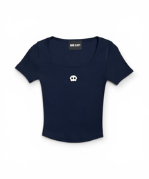 Bully Square Neck T-shirt (Navy)