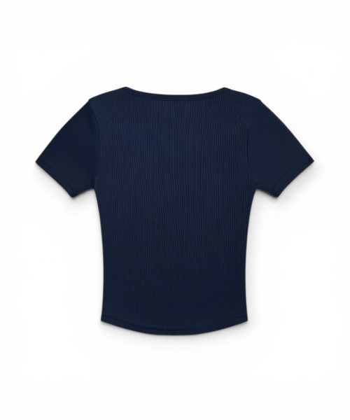 BORN SLIPPY(ボーンスリッピー)の「Bully Square Neck T-shirt (Navy)(Tシャツ/カットソー・レディース・その他・FREE)」の2枚目の写真