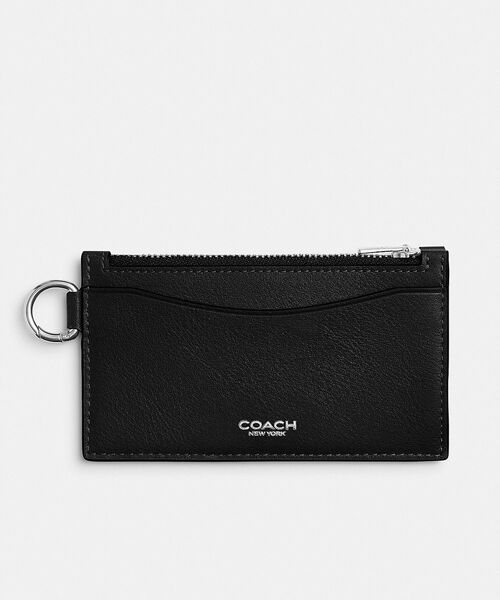 COACH（コーチ）の「ジップ カード ケース・シグネチャー キャンバス