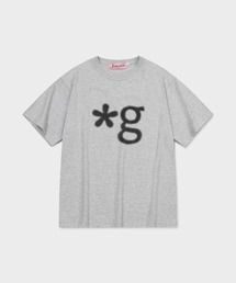 DOT LOGO T-SHIRT (MELANGE GREY)