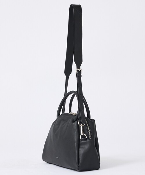 YArKA(ヤーカ)の「【YArKA/ヤーカ】real leather sharp & soft mix nuance bag Mサイズ/ニュアンスボストンバッグ(ボストンバッグ・メンズ・ブラック・フリー)」の8枚目の写真