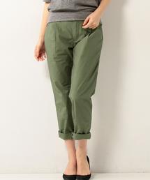 coen | ダンプタックチノ9分丈パンツ(チノパンツ)