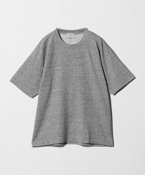 BEAUTY&YOUTH UNITED ARROWS（ビューティーアンドユースユナイテッドアローズ）の「リネン テクスチャード クルーネック Tシャツ（Tシャツ/カットソー・メンズ・ブラック/ダークグレー/ベージュ・L/XL/S/M）」の12枚目の写真