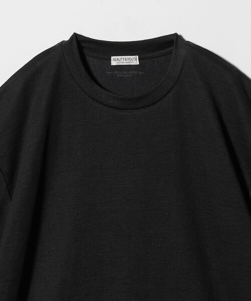 BEAUTY&YOUTH UNITED ARROWS（ビューティーアンドユースユナイテッドアローズ）の「リネン テクスチャード クルーネック Tシャツ（Tシャツ/カットソー・メンズ・ブラック/ダークグレー/ベージュ・L/XL/S/M）」の18枚目の写真
