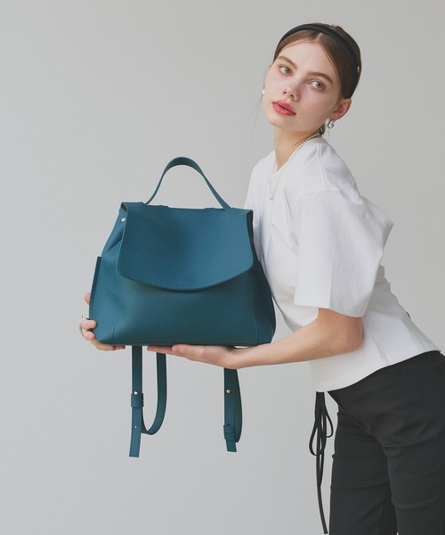 antic rag（アンティックラグ）の「Gerrard Ruck ジェラール リュック（バックパック/リュック・レディース・ブラック/ブルーグリーン/シルバー/チャコールグレー・FREE）」の3枚目の写真